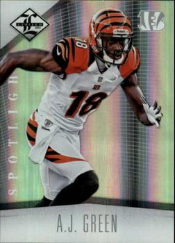 2012 Panini Limited - Silver Spotlight #25 A.J. Green Front