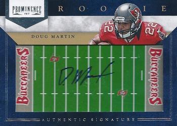 2012 Panini Prominence - Rookie NFL Field Autographs #232 Doug Martin Front