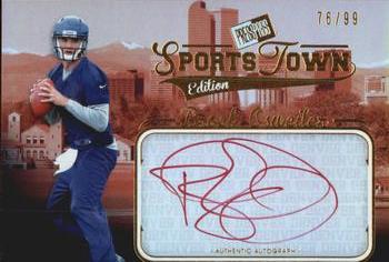2012 Press Pass Sports Town - Gold Red Ink #ST BO Brock Osweiler Front