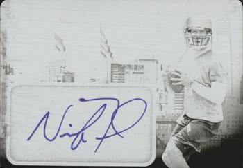 2012 Press Pass Sports Town - Printing Plates Black #ST NF Nick Foles Front