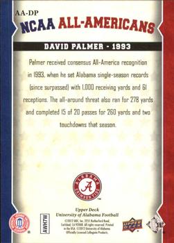 2012 Upper Deck University of Alabama - All Americans #AA-DP David Palmer Back
