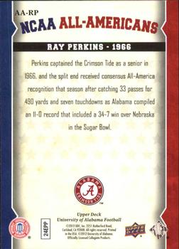 2012 Upper Deck University of Alabama - All Americans #AA-RP Ray Perkins Back