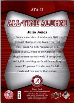 2012 Upper Deck University of Alabama - All Time Alumni #ATA-JJ Julio Jones Back