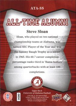 2012 Upper Deck University of Alabama - All Time Alumni #ATA-SS Steve Sloan Back