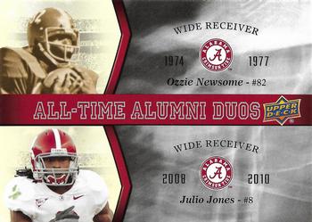 2012 Upper Deck University of Alabama - All Time Alumni Duos #ATAD-NJ Julio Jones / Ozzie Newsome Front
