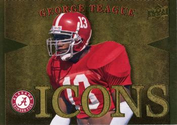 2012 Upper Deck University of Alabama - Icons #IGT George Teague Front