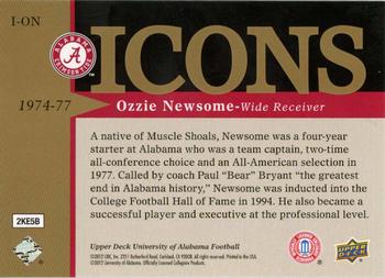 2012 Upper Deck University of Alabama - Icons #ION Ozzie Newsome Back