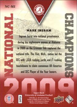 2012 Upper Deck University of Alabama - National Champions #NCMI Mark Ingram Back