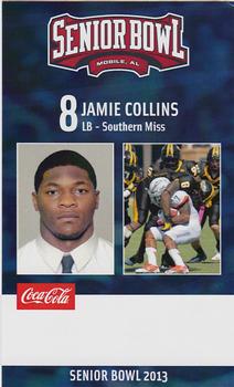 2013 Senior Bowl #NNO Jamie Collins Front