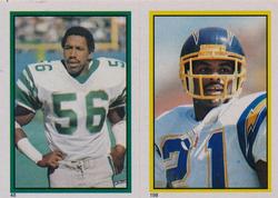 1984 Topps Stickers #48 / 198 Jerry Robinson / James Brooks Front