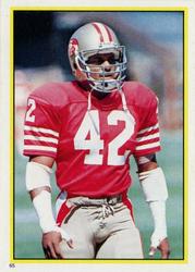1984 Topps Stickers #65 Ronnie Lott Front