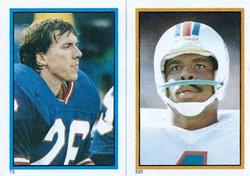 1984 Topps Stickers #75 / 225 Rob Carpenter /  Reggie Roby Front