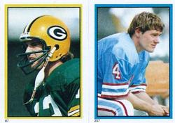 1984 Topps Stickers #87 / 237 Lynn Dickey / Florian Kempf Front