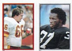 1984 Topps Stickers #107 / 257 Joe Jacoby / Lester Hayes Front