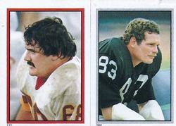 1984 Topps Stickers #110 / 260 Russ Grimm / Ted Hendricks Front