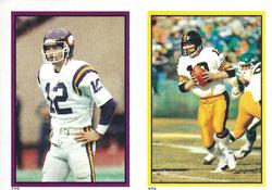 1984 Topps Stickers #123 / 273 Steve Dils / Terry Bradshaw Front