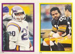 1984 Topps Stickers #128 / 278 Darrin Nelson / Calvin Sweeney Front