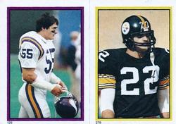 1984 Topps Stickers #129 / 279 Scott Studwell / Rick Woods Front