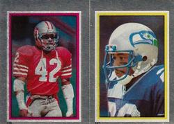 1984 Topps Stickers #135 / 147 Ronnie Lott / Curt Warner Front