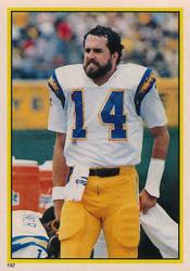 1984 Topps Stickers #192 Dan Fouts Front
