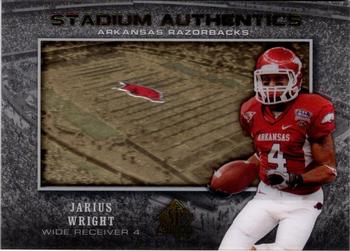 2012 SP Authentic - Stadium Authentics #SA-JW Jarius Wright Front