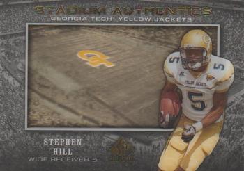 2012 SP Authentic - Stadium Authentics #SA-SH Stephen Hill Front