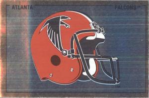 1989 Panini Stickers #10 Atlanta Falcons Helmet Front