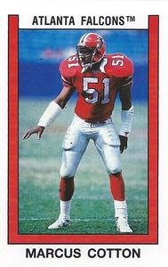 1989 Panini Stickers #11 Marcus Cotton Front