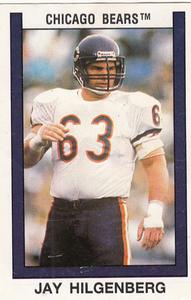 1989 Panini Stickers #21 Jay Hilgenberg Front