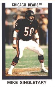 1989 Panini Stickers #27 Mike Singletary Front