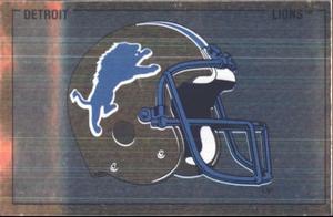 1989 Panini Stickers #52 Detroit Lions Helmet Front