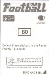 1989 Panini Stickers #80 Jerry Gray Back