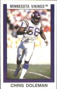 1989 Panini Stickers #86 Chris Doleman Front