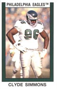 1989 Panini Stickers #132 Clyde Simmons Front