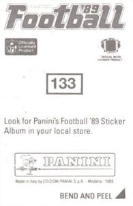 1989 Panini Stickers #133 Eric Allen Back