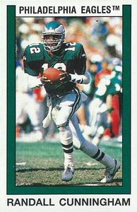 1989 Panini Stickers #136 Randall Cunningham Front