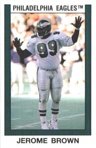 1989 Panini Stickers #140 Jerome Brown Front