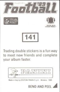 1989 Panini Stickers #141 Reggie White Back