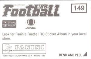 1989 Panini Stickers #149 Phoenix Cardinals Helmet Back