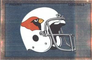 1989 Panini Stickers #149 Phoenix Cardinals Helmet Front