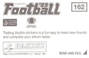 1989 Panini Stickers #162 San Francisco 49ers Logo Back