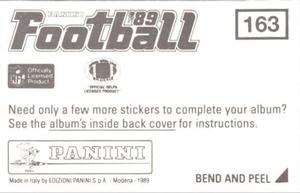 1989 Panini Stickers #163 San Francisco 49ers Helmet Back