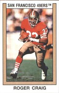 1989 Panini Stickers #165 Roger Craig Front