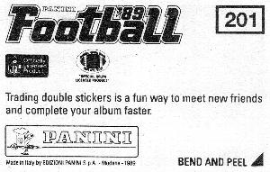 1989 Panini Stickers #201 Herschel Walker / Roger Craig Back