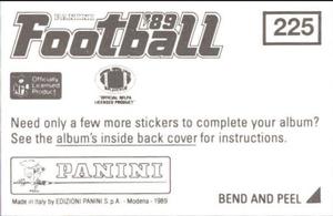 1989 Panini Stickers #225 Buffalo Bills Helmet Back