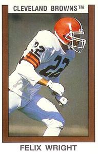 1989 Panini Stickers #245 Felix Wright Front