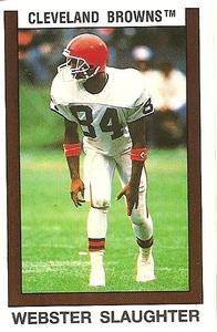 1989 Panini Stickers #255 Webster Slaughter Front