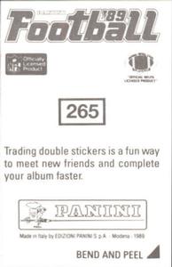 1989 Panini Stickers #265 Denver Broncos Logo Back