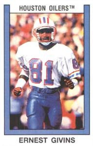 1989 Panini Stickers #282 Ernest Givins Front