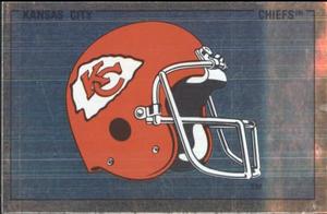 1989 Panini Stickers #306 Kansas City Chiefs Helmet Front